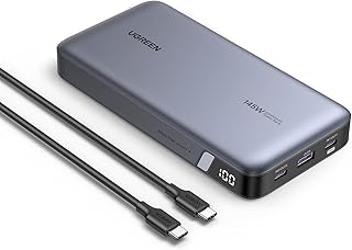UGREEN 100W Güç Bankası 145W Maks 25000mAh Harici Pil, 3 Bağlantı Noktalı USB C Güç Bankası, MacBook Pro/Air, iPhone 14 Pro, Galaxy S23 Ultra, Dell ile Uyumlu Dijital Ekranlı — %30 İndirim | Amazon TR Fırsatı