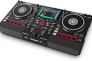Numark Mixstream Pro+ Bağımsız DJ Controller, Amazon Music Unlimited Yayını, Mikser, Dokunmatik Ekran, WiFi, Hoparlörler, Serato ve Virtual DJ ile Uyumlu — %31 İndirim | Amazon TR Fırsatı