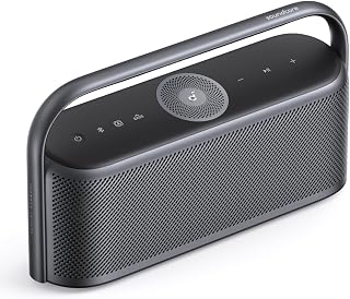 Soundcore Motion X600 Bluetooth Hoparlör, 50W Uzamsal Ses, IPX7 Su Geçirmez, 12 Saat Çalma Süresi, Profesyonel Ekolayzır, Taşıma Kolu, AUX Girişi, Siyah - A3130