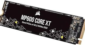 Corsair MP600 CORE XT 2TB PCIe Gen4 x4 NVMe M.2 SSD – Yüksek Yoğunluklu QLC NAND – M.2 2280 – DirectStorage Uyumlu – 5.000MB/sn’ye kadar – PCIe 4.0 Dizüstü Bilgisayarlar ve Masaüstü Bilgisayarlar için — %39 İndirim | Amazon TR Fırsatı