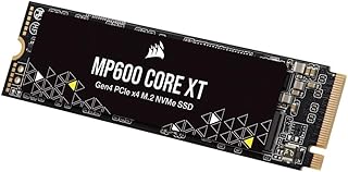 Corsair MP600 CORE XT 2TB PCIe Gen4 x4 NVMe M.2 SSD – Yüksek Yoğunluklu QLC NAND – M.2 2280 – DirectStorage Uyumlu – 5.000MB/sn’ye kadar – PCIe 4.0 Dizüstü Bilgisayarlar ve Masaüstü Bilgisayarlar için — %26 İndirim | Amazon TR Fırsatı