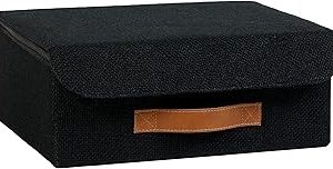 Ocean Home Textile Çekmece İçi Siyah Renk Jüt Kapaklı Kutu 30 x 23 x 11 cm — %22 İndirim | Amazon TR Fırsatı