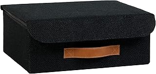Ocean Home Textile Çekmece İçi Siyah Renk Jüt Kapaklı Kutu 30 x 23 x 11 cm — %22 İndirim | Amazon TR Fırsatı