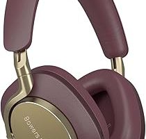 Bowers & Wilkins PX8 kablosuz kulak üstü kulaklık, Bluetooth ve gürültü önleyici, Royal Burgundy — %22 İndirim | Amazon TR Fırsatı