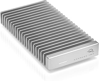 OWC Express 1M2 Taşınabilir NVMe Thunderbolt (USB-C) SSD USB4 Alüminyum Isı Emici Muhafazalı Ultra Hızlı Harici SSD Sürücü (Yalnızca Muhafaza)