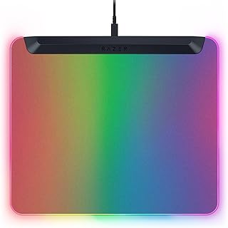 Razer Firefly V2 Pro - RGB arkadan aydınlatmalı oyun mouse matı - Entegre USB Bağlantı Noktası (15 Bölge LED Aydınlatma, Optimum İzleme için Mikro Kazınmış Dokulu Yüzey) Siyah