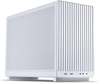 LIAN LI A3-mATX Minimalist Mesh PC Kasası, 26.3L Mikro Form Faktörü, Çelik Hasır Paneller, 4 Yuvalı M-ATX/ITX Desteği, 415mm GPU Kapasitesi, 360mm Soğutucu ve 10x 120mm Fan Uyumluluğu - Beyaz