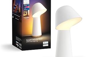 Philips Hue Twilight akıllı uyku ve uyandırma masa lambası, beyaz ve renkli ışık, Bluetooth uyumlu, Alexa, Apple Home & Google Assistant ile sesli kontrol, beyaz — %22 İndirim | Amazon TR Fırsatı