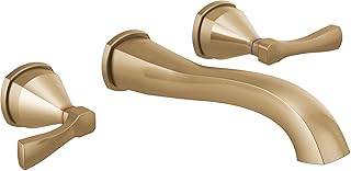 Delta Musluk Stryke Duvara Monte Banyo Bataryası Altın, Duvara Monte Musluk Banyo, Duvar Muslukları Banyo Lavabosu, Altın Banyo Bataryası, Lumicoat Şampanya Bronz T3576LF-CZ-PR-WL (Vana Dahil Değildir — %51 İndirim | Amazon TR Fırsatı
