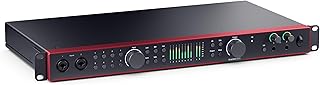 Focusrite Scarlett 18i20 4. Nesil USB Ses Arayüzü, Çok Kanallı Kayıt, Müzik Prodüksiyonu ve Podcasting için — Yüksek Kalite, Stüdyo Kalitesinde Kayıt ve Kayıt Yapmak İçin Gerekli Tüm Yazılımlar