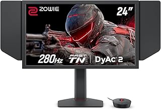 BenQ Zowie XL2546X+ 24.1'' FHD, 280Hz, DyAc+ Teknolojisi, Fast TN Panel, 3x HDMI + DisplayPort, S-Switch, Pivot, Gecikmesiz Rekabetçi Oyun Performansı, E-Spor Monitörü