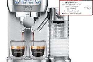 CASO Espresso Gourmet Latte – Test sonucu çok iyi, entegre süt kabına sahip süzgeç makinesi, 20 bar ULKA pompa, fincan ısı plakası, 1 veya 2 fincan, gümüş, paslanmaz çelik — %33 İndirim | Amazon TR Fırsatı
