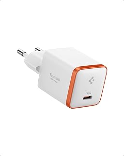 Spigen 30W USB-C Ultra Mini Hızlı Şarj Aleti PPS Desteği/Isı Düşürücü GaN Destekli Akım Korumalı Güç Adaptörü iPhone & Android & iPad & MacBook Type-C White - ACH08449