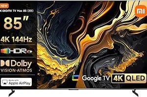 Xiaomi TV Max 85 2025 | Ultra Geniş 4K Ekran | Quantum Dot Ekran | 144Hz Yenileme Hızı, Dolby Vision, Dolby Atmos¹ | AI İşlemci | Google TV³ — %41 İndirim | Amazon TR Fırsatı