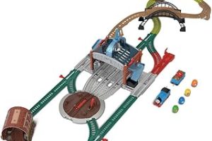 Thomas ve Arkadaşları oyuncak tren oyun seti, Yükle ve Fırlat Teslimatı, motorlu klasik lokomotif ve yük vagonu, 550 cm’lik ray, JDF26 — %20 İndirim | Amazon TR Fırsatı