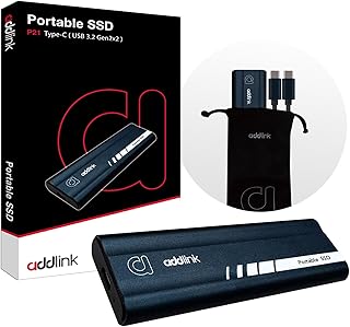 Addlink P21 1TB 2000-1950MB/s USB 3.2 Gen2 Type-C Portable Taşınabilir SSD AD1TBP21B2K