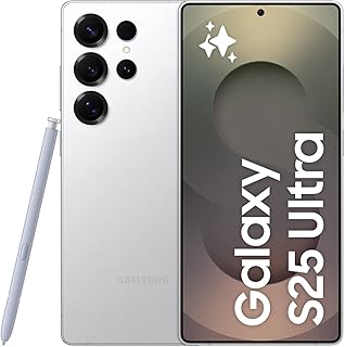 Samsung Galaxy S25 Ultra, Yapay Zeka(AI) Telefon, 12GB RAM, 512GB Hafıza, Titanyum Gümüş, Android Akıllı Telefon, 200MP Kamera, S Pen, Uzun Pil Ömrü (Samsung Türkiye Garantili)