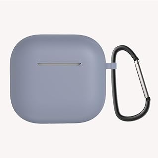 Zore Apple ile uyumlu Airpods 4 Zore Standart Silikon Kılıf Lavendery Gray
