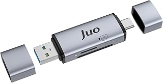 Juo USB 3.2 Type-C ve USB-A OTG SD ve Micro SD Hafıza Kart Okuyucu