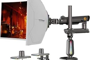 North Bayou NB F7 Ergonomic RGB Aydınlatmalı 32-60 inch Büyük Ekranlar İçin Profesyonel 2026 Versiyon Monitör Standı (32-60 Inch) — %24 İndirim | Amazon TR Fırsatı