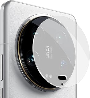 Buff Labs Şeffaf Kamera Lens Koruyucu Arka Kamera Temperli Cam Koruyucu 9H Sertlik HD (Xiaomi 14 Ultra)