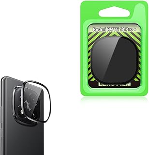 Zore Xiaomi ile uyumlu Redmi Note 14 Pro Plus CL-07 Kamera Lens Koruyucu Siyah