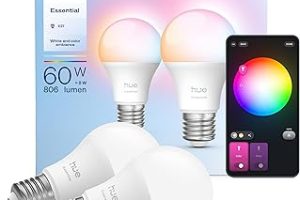 Philips Hue Essential 8W E27 806 Lumen Renkli Akıllı Ampul A60 (2’li Ekopaket) — %23 İndirim | Amazon TR Fırsatı