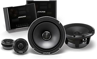 Alpine HDZ-65C 16,5 cm (6.5”) Alpine Status 2 Yollu Komponent Hoparlör, Hi-Res Audio, 100W RMS / 300W Peak, Carbon Membran, Audiophile Ses Sistemi