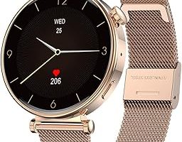 Riversong Motive Glow Amoled Ekran Kadin Akilli Saat, RS Motive Uygulama Destekli, Gül Altın — %25 İndirim | Amazon TR Fırsatı