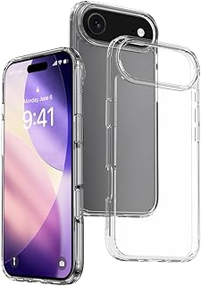 BUFF LABS Air Hybrid Şeffaf Kılıf, Darbe Emici TPU + PC Şeffaf Kılıf (iPhone Air)