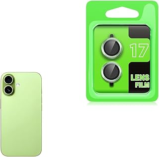 Zore Apple ile uyumlu iPhone 17 Zore CL-07 Kamera Lens Koruyucu Açık Yeşil