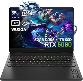HP OMEN 16 Core Ultra 9-285H 32GB DDR5 1TB SSD RTX5060 8GB 16 inç Gaming Laptop Siyah