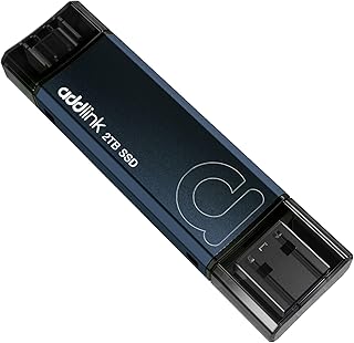 Addlink P50 2TB Harici SSD USB C, 1.050 MB/sn'ye kadar, USB 3.2 Gen2 Tip-C + USB A Bellek Çubuğu iPhone 15,16,17/Mac/iPad/Android Telefon/Dizüstü/PS5/Creator/AI Dizüstü Bilgisayar/Oyun Bilgisayarı