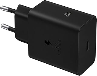 Samsung EP-T6010 Orijinal Şarj Cihazı 60 W Süper Hızlı Şarj, USB-C Bağlantı Noktası (Kablosuz), Siyah