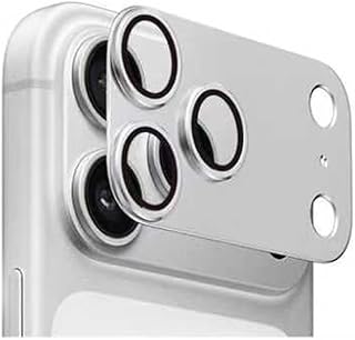 Zore Apple ile uyumlu iPhone 17 Pro CL-20 Kamera Lens Koruyucu Gümüş