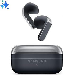 Samsung Galaxy Buds4 Bluetooth Kulaklık, Siyah, Metal Gövde, 1 Yollu Hoparlör, Ultra Net Arama Sesi, Adaptif Gürültü Kontrolü