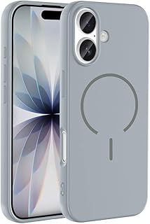 Zore Apple ile uyumlu iPhone 17 Kılıf M-safe Şarj Özellikli Zore Meta Kapak Titanyum-Gri