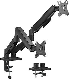Voltix 17″ – 35″ Ekranlar İçin, Her Kol 9kg Taşıma Kapasiteli, VESA Uyumlu, Çift Kol Amortisörlü Monitör Kolu, 2li Monitör Kolu — %25 İndirim | Amazon TR Fırsatı
