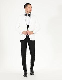 Pierre Cardin Erkek Beyaz Smokin 50265143-VR013