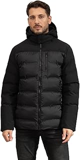 Karl Lagerfeld Hooded Jacket Erkek Şişme Mont, Siyah, 52 Beden — %34 İndirim | Amazon TR Fırsatı