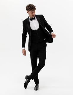 Pierre Cardin Erkek Siyah Smokin 50265124-VR046