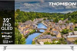 Thomson TV 32 İnç (80 cm) FHD QLED Smart Google TV, 12V Adaptör, Sesli Kontrol, Google Cast, Dolby Audio, HDR10, WiFi, Bluetooth, 3x HDMI, BEYAZ, 32FQG3S15CW — %22 İndirim | Amazon TR Fırsatı