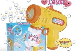 MayToys Baloncuk Makinesi Pilli Köpük Tabancası Otomatik Sızdırmaz Tasarım Bubble Gun Sarı — %20 İndirim | Amazon TR Fırsatı