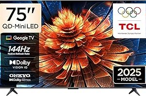 TCL 75 inç Akıllı TV 75Q6C 4K QD-Mini LED Renkli Quantum Crystal HDR10+ Oyun Google TV, 144Hz Doğal Yenileme Hızı, ONKYO 2.1 Hi-Fi Ses Sistemi, Dolby Atmos, Yapay Zekâ Modu, Game Master — %32 İndirim | Amazon TR Fırsatı