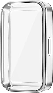 Coverzone Huawei Band 11 ile Uyumlu Toz ve Kirden Koruyan Moiety Kasa Koruma Ekran Açık Huawei Band 11 ile Uyumlu Akıllı Saat Çerçeve Koruması Şeffaf