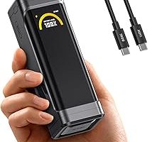Aohi The Black Warrior 10.000 mAh 65W PD3.0 Powerbank, Akıllı Dijital Göstergeli Taşınabilir Hızlı Şarj Cihazı, Siyah — %24 İndirim | Amazon TR Fırsatı