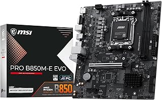 MSI MB PRO B850M-E EVO AM5 DDR5 8200MHZ(OC) HDMI VGA M.2 USB 5Gbs 2.5G LAN mATX — %22 İndirim | Amazon TR Fırsatı