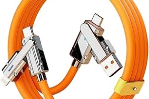 Lunatic 2060 Usb To Type C Hızlı Şarj Data Kablosu Çevirici Dönüştürücü Adaptör 180° Döner 120W / 6A Süper Hızlı Şarj (2 Metre 2060) — %22 İndirim | Amazon TR Fırsatı
