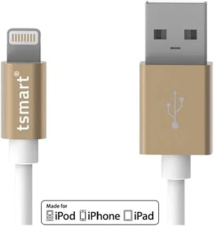 TSMART MFi Lisanslı iPhone Şarj Kablosu | Hızlı Şarj & Veri Aktarım | Dayanıklı Lightning Data Kablosu | iPhone 14/13/12/11/XR/XS/8 Uyumlu (Gold) — %25 İndirim | Amazon TR Fırsatı