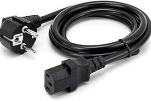 PrimeX PX-P450 5 Metre Lüks Power Kablosu, 3×1.5mm Kalın Full Bakır PSU Güç Kablosu, PC Power Supply Monitör Mining Sistemleri İçin Siyah Enerji Kablosu (5 Metre) — %25 İndirim | Amazon TR Fırsatı
